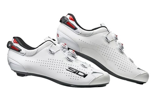 Scarpe ciclismo strada uomo Sidi Shot 2, bianco/bianco, nuove, taglia 46