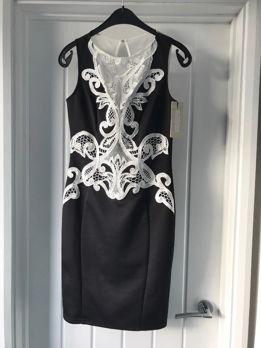 Lipsy Dress Size 10 Never Worn Black And White With Tag Still On Item