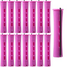 60 Pcs Perm Rods for Long Hair Plastic Curl Rods Cold Wave Rods Hair Curling ...