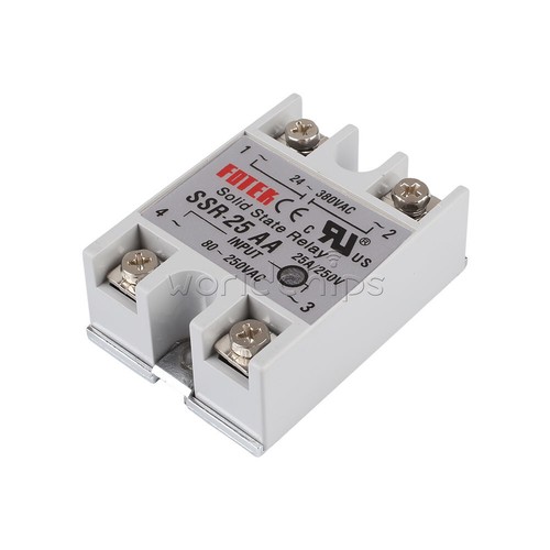 Solid State Relay Alloy Heat Sink SSR-25DA SSR-40DA SSR-60DA 25A/40A/60A 250V US - Picture 69 of 74