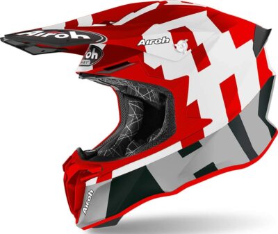 HELM AIROH TWIST 2.0 FRAME MATT RED ROT MATT GRÖSSE XL