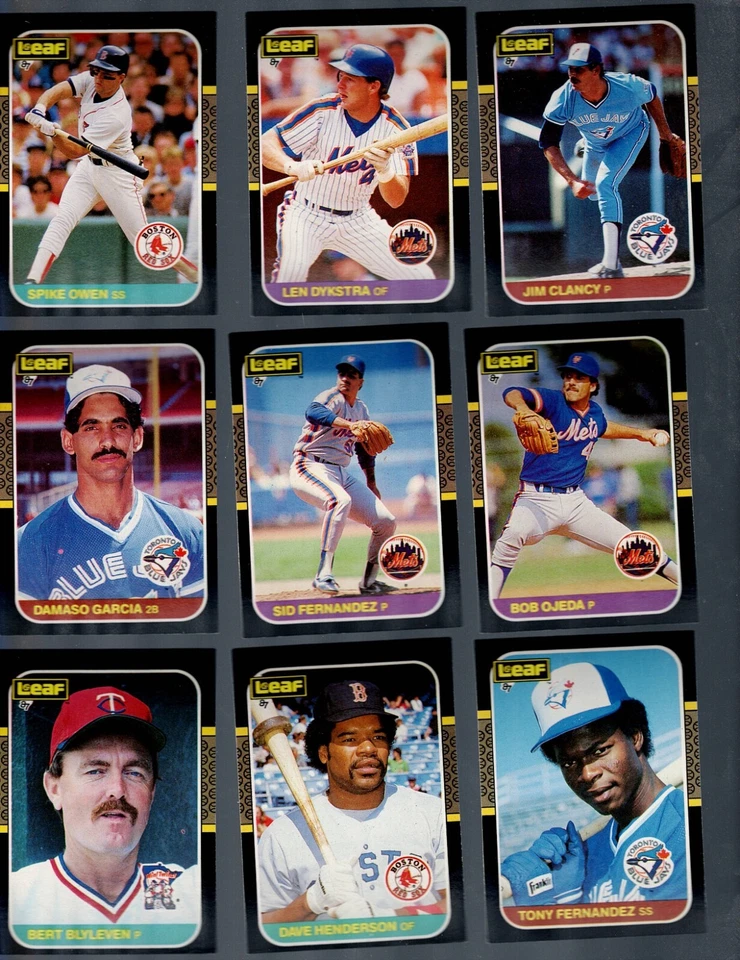 -1987 Leaf Baseball Complete Your Set Buy More, Save More! - Image 4 of 4
