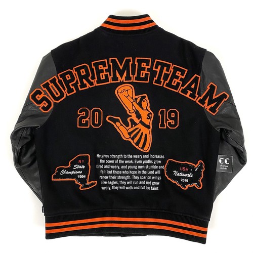 supreme letterman jacket