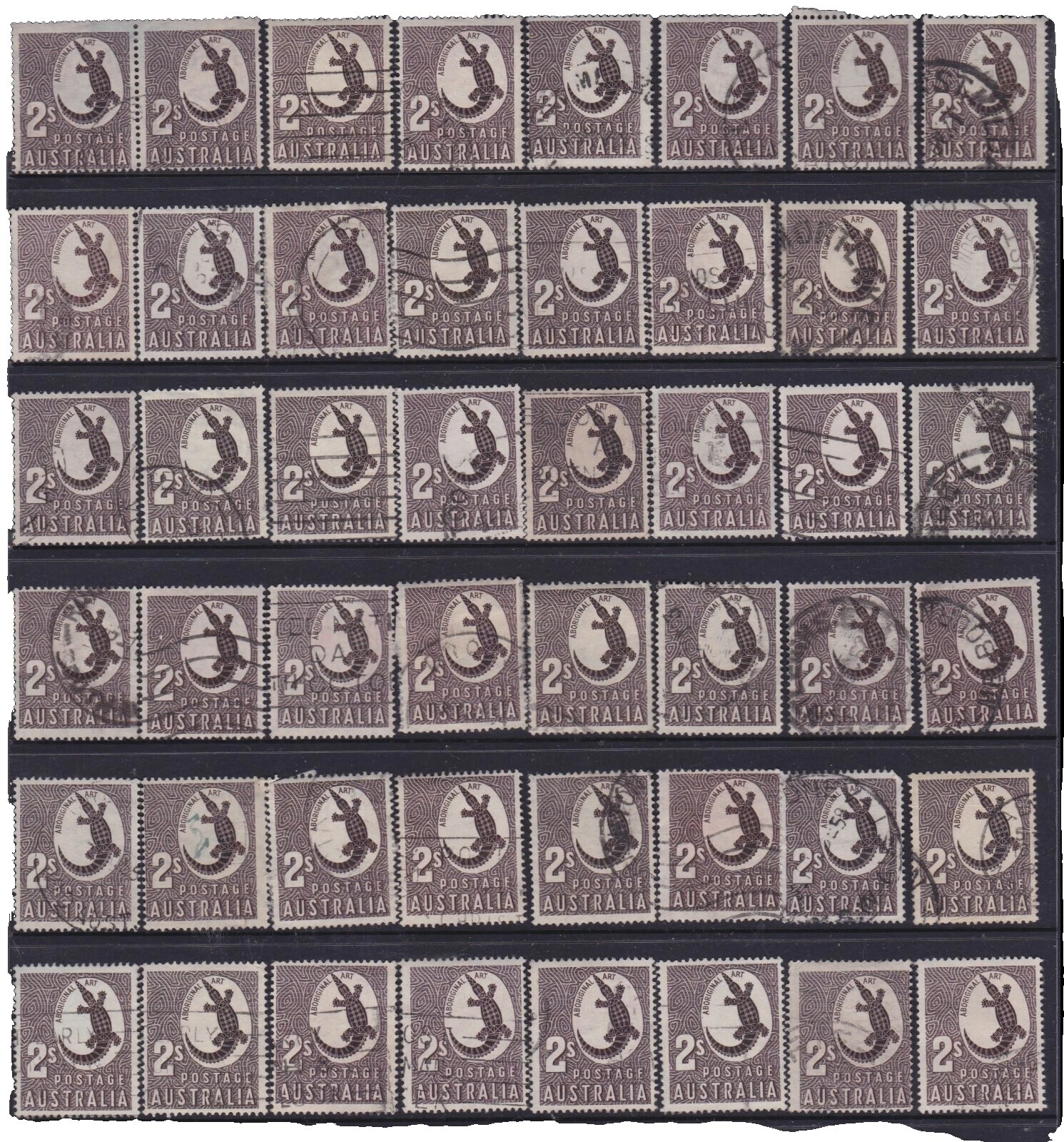 Art, Artists Used Australian Stamp Plate Blocks & Multiples