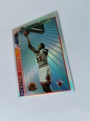 SCOTTIE PIPPEN 1996 Topps Finest Mystery #M1 REFRACTOR CHICAGO BULLS