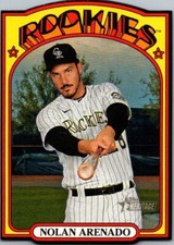 2021 Topps Heritage #72DC-6 Nolan Arenado 1972 Die Cuts
