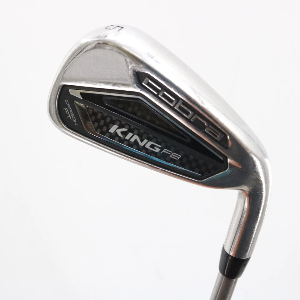 Conjunto de Ferro Cobra King F8 5-P Fibra de Aço Grafite Regular Flex destro G-149406 - Imagem 2 de 4