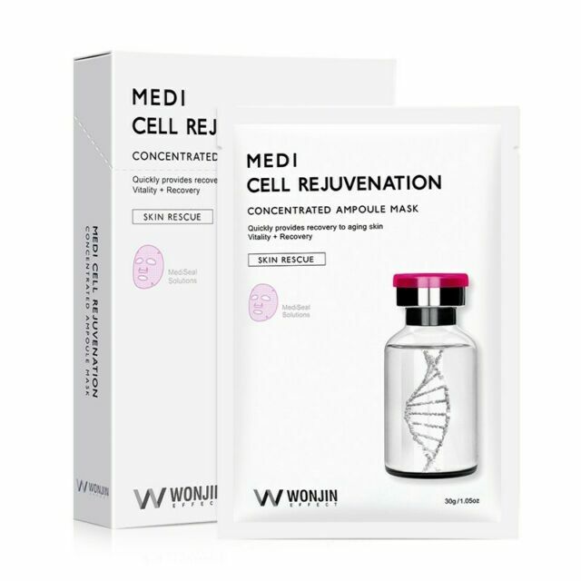 Download Wonjin Effect Medi Cell Rejuvenation Concentrated Ampoule Mask 10 Sheets For Sale Online Ebay Yellowimages Mockups