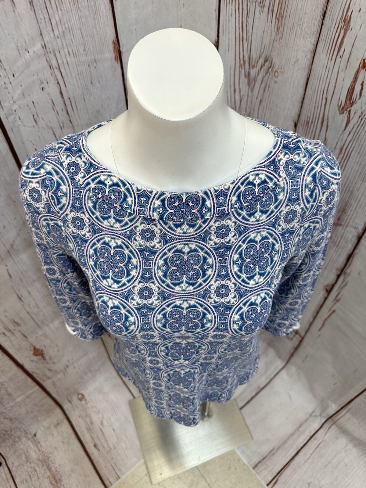 T by Talbots Multicolor Top size Petite TCC - image 2