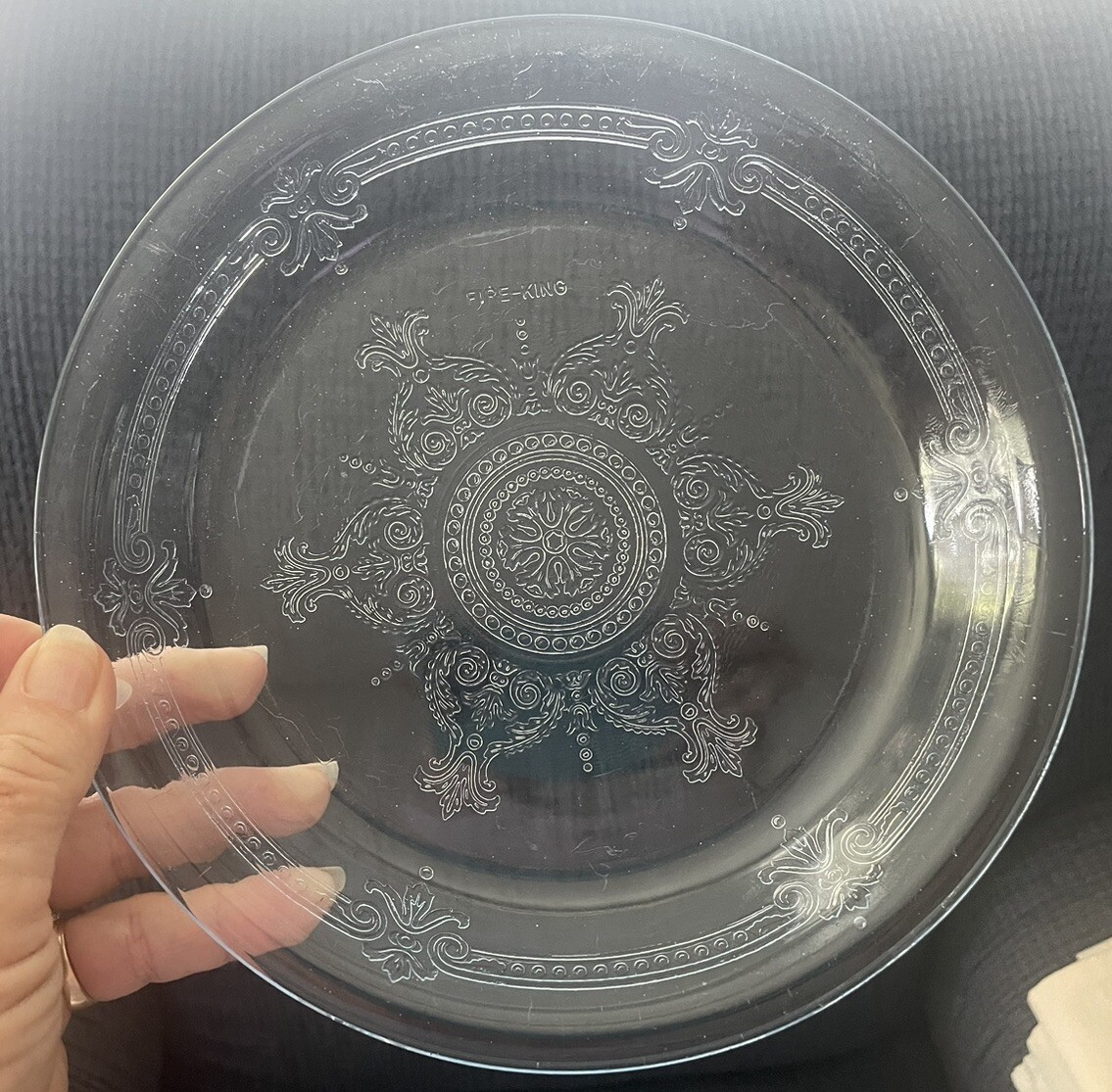 Anchor Hocking Blue Pie Plate Anchor Hocking Glass Pie Pan (9