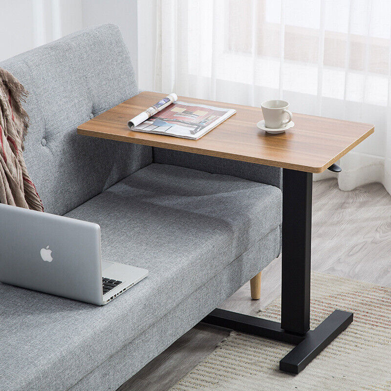 Höhenverstellbarer Laptopwagen Mit Rollen – Mobiler Schreibtisch Für Bett, Couch & Home-Office