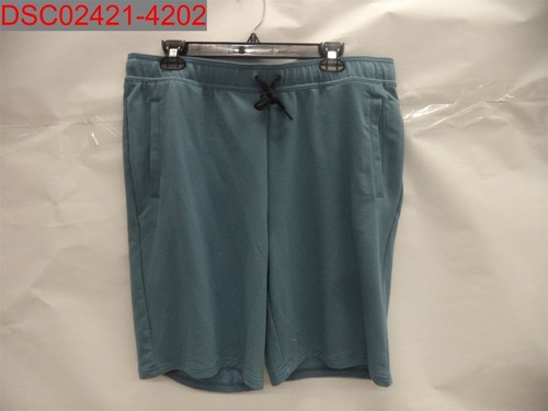 NWT - All in Motion Men's Blue Grey Soft Gym Shorts, Size L (36-38) 191906375740
