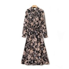 Sezane Women's Sketch Print Belt Dress