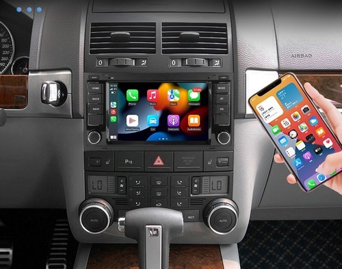 Autoradio VW 2 DIN Android 11 GPS NAVI MIC Camera Per VW Touareg Multivan ecc - Afbeelding 8 van 19