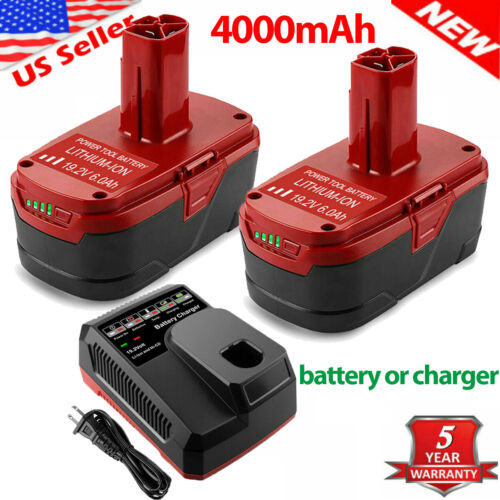 19.2 Volt 6.0AhFor Craftsman C3 Lithium-Ion Battery/Charger 11375 130279 US