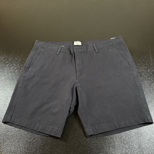 Dockers Chino Shorts Mens 40" Navy Flat Front Stretch All Motion Comfort New