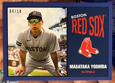 2023 Topps Throwback Thursday - MASATAKA YOSIDA RC #123 - BLUE PARALLEL SP #4/10