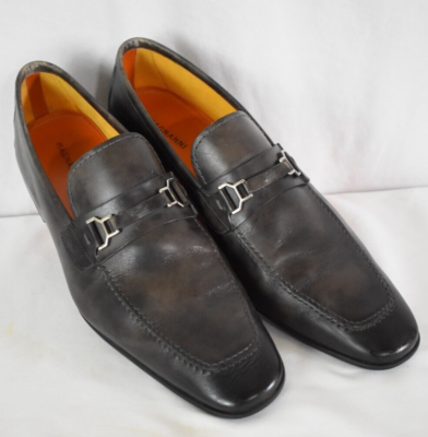 Magnanni Rafa Brown Leather Horsebit Loafers Slip On Dress  display picture 1