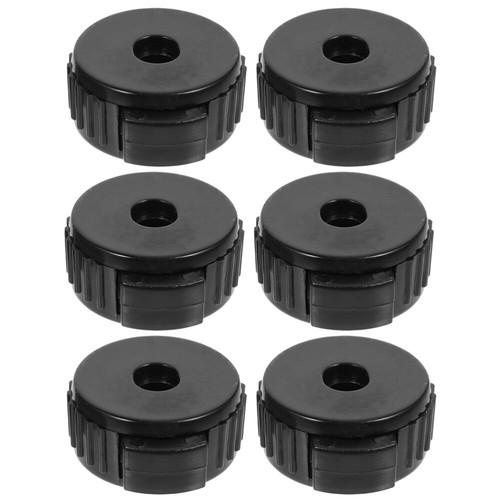6 Pcs Quick Release Hat Cymbal Assembly Nuts Drum Universal Fixing Plastic - Picture 3 of 12