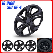 16" New Set of 4 Wheel Cover Hubcap Replacement Fits 2016-2024 Honda Civic Sedan