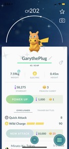 Pokémon GO Shiny Pikachu Wearing Charizard Hat Trade - Registered Trade Only | eBay