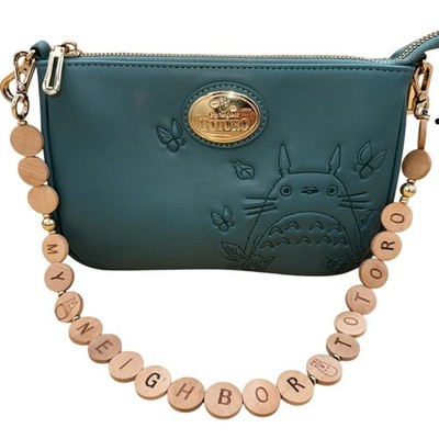 My Neighbor Totoro Studio Ghibli Teal Shoulder Bag, Rare Find, EUC