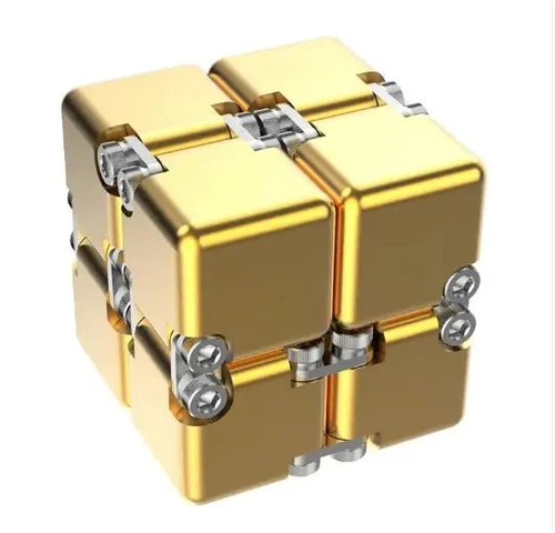 Metal Infinity Cube Stress Relief Toy - Picture 1 of 20