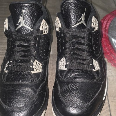 Jordan Air Jordan 4 Retro LS Oreo Black/White Men's Lace Up 8.5M 10W 314254-003