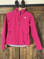 The North Face Women's Pink Long Sleeve Pocketed Full Zip Fleece Jacket Size S