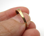 10K Yellow Gold Diamond Solitaire Engagement Ring SIze 6.5 [R358] — photo 7