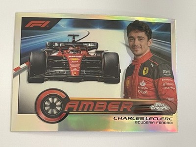 2023 Topps Chrome Formula 1 F1 Ferrari Charles Leclerc Camber Insert #CAM-CL