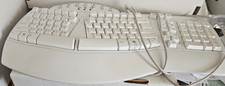 Perixx Periboard-512 Ergonomic Split Keyboard - Natural White - USB working