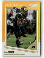 Isaiah Oliver 2018 Score #334 Gold Zone #/50