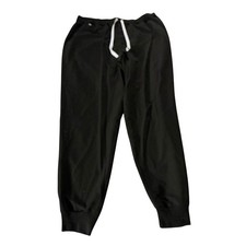 FIGS Technical Collection Black Jogger Scrub Pants Mens XL MOSW2004 Drawstring