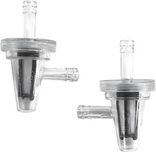 2 Pcs Inline Fuel Filter 90 Degree 14 In-line Fuel Filter Replacement With Me