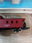 PARK WAY, N SCALE. CABOOSE. SANTA FE. W/METAL WHEELS FREE SHIPPING. — photo 10