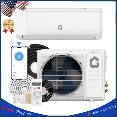 18000 BTU Mini Split Air Conditioners Heating & Cooling Systems 19 SEER2 230V