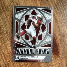 Panini 2025 Donruss Optic Diamond Hands #10 Larry Fitzgerald Arizona Cardinals