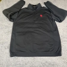 Oklahoma University Sooners Nike Thermal Mens L Dri-Fit Quarter Zip Long Sleeve