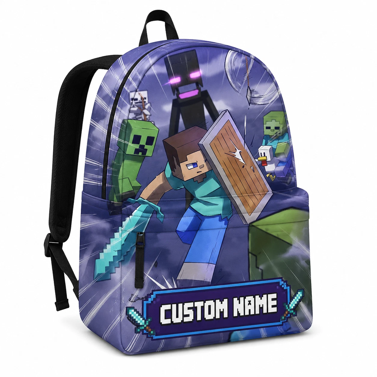 Personalized Pixel Fantasy Backpack for Kids