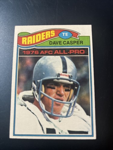 1977 Topps Dave Casper Oakland Raiders #380 EXNM +/-