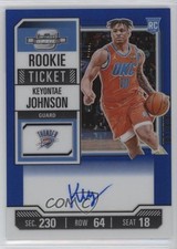 2023 Contenders Optic Rookie Ticket Blue Prizm 8/49 Keyontae Johnson Auto 0j5i