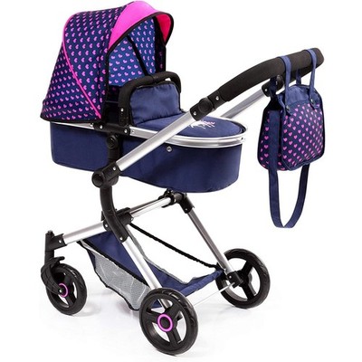 Bayer Vario Doll Stroller Convertible Doll Pram Adjustable Reversible Handle