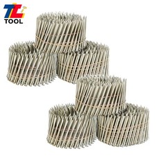 3600 Pack 2-1/2" x .09" Resin Paint Siding Nails Wire Collated Coils 15 Degree