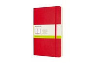 Moleskine Notizbuch - Erweitert, Large/A5, Blanko, Weicher Einband, Scharlachrot