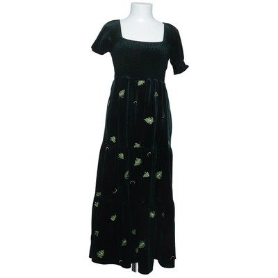 Disturbia, Kleid, Größe: 38, Grün, Print, Samt, Damen #AhE