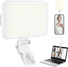 Rechargeable 60 LED Selfie Light with Clip Tripod Adapter for Phone Camera