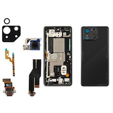 For ASUS Rog 8 Screen Frame/ Back Cover/Rear Camera/Charging Port/Cable lot ACUS