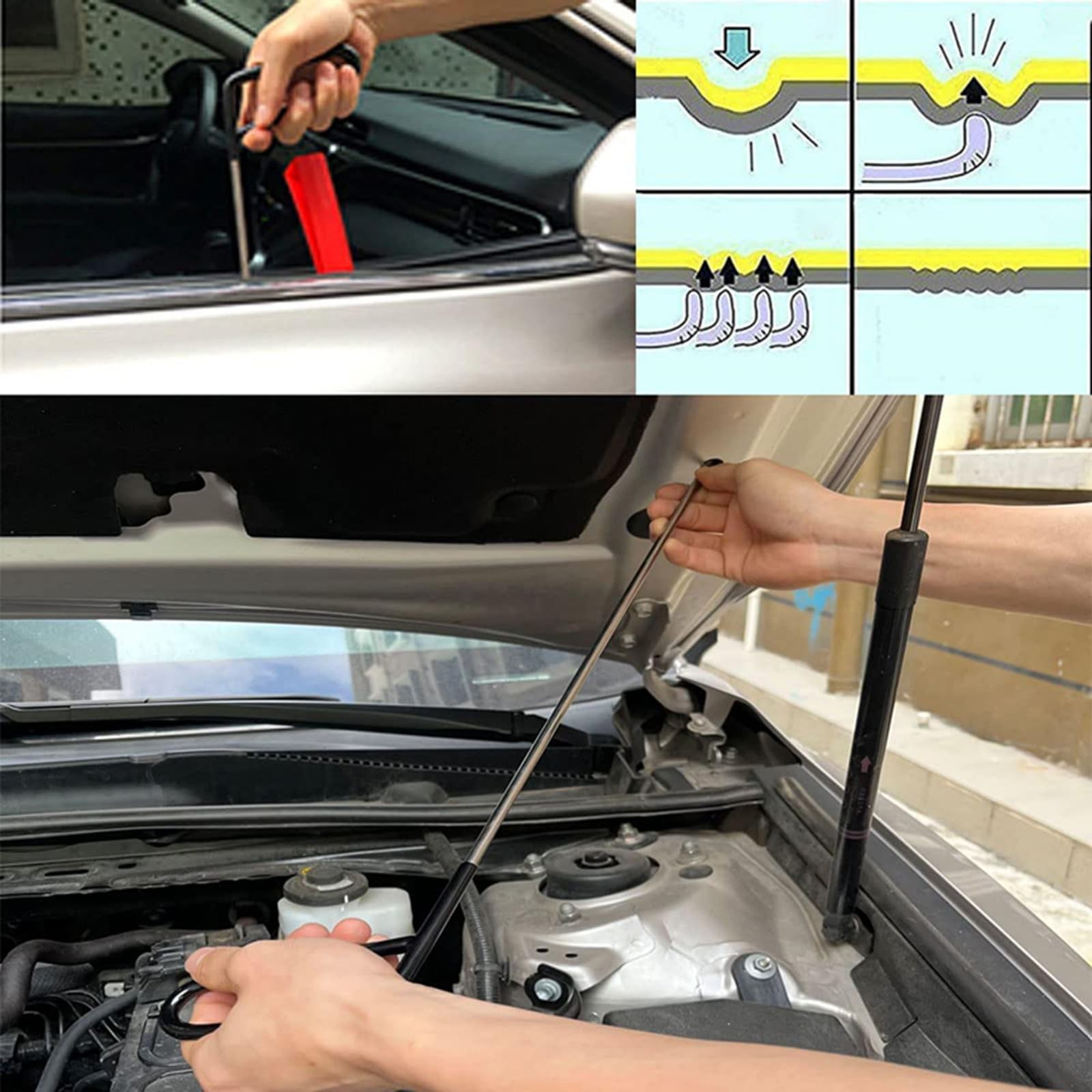 Strumenti per Rimozione Ammaccature Set Bodygad Estrattore Professionale Auto - Miniatura 23