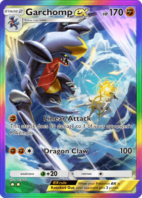 (FAST) Garchomp ex - Rainbow Rare - ENG - Pokemon TCG Pocket